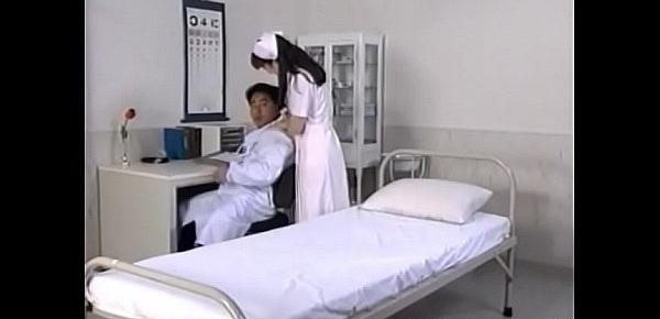  Eri Ueno nurse is fucked on hospital bed